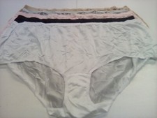 NWOT Comfort Choice 5 Pair Pack Assorted Nylon Panties Size 14