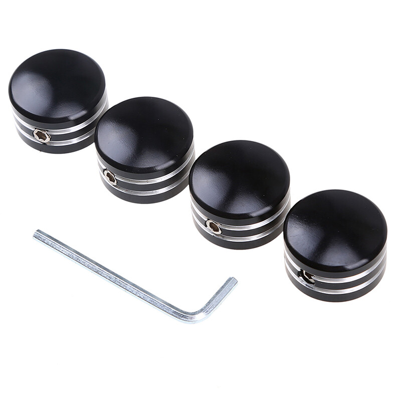 Black Aluminum Head Bolt Cover Set For HarleyDavidson Sportster Big