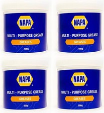 4x NAPA Multi Purpose Wheel Bearing Grease 500g Lithium LM2 TUB