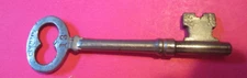 VINTAGE CORBIN  SKELETON KEY #I3 MORE DOOR HOUSE KEYS LISTED 1887 PAT DATE # I 3