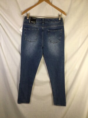D. Jeans Size 4 High Waist Mom Fit medium wash jeans brand new button fly 