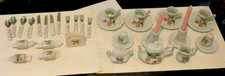 40 Piece Porcelain Collectable Miniature Tea Set: See Complete List