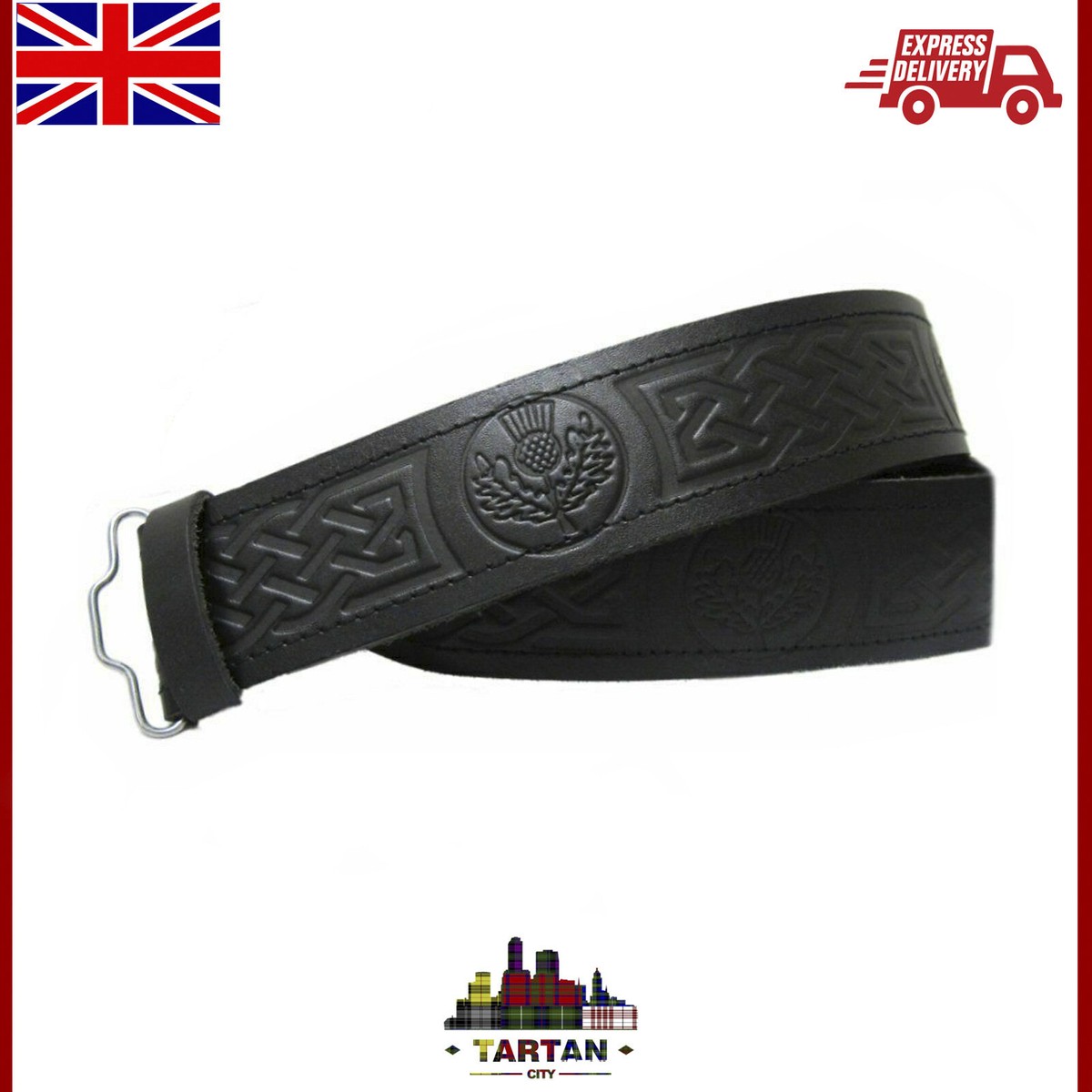 Cintura Scozzese Ampia Da Kilt - Cardo Celtico - Foto 14