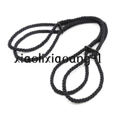 Adjustable Nylon Handcuffs Restraints Slaver Harness Leg Tied Up Footcuff Ropes