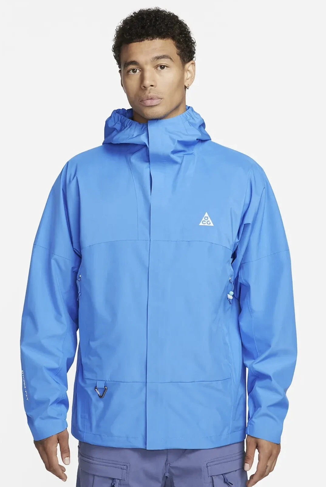 New NIKE ACG STORM-FIT CASCADE RAINS JACKET Blue Size XXL (DV9415 435)