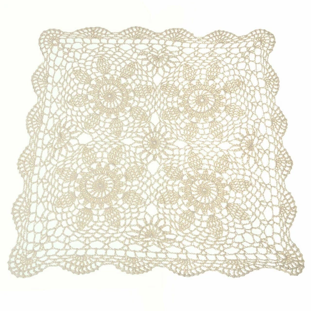 Manteles cuadrados de encaje
