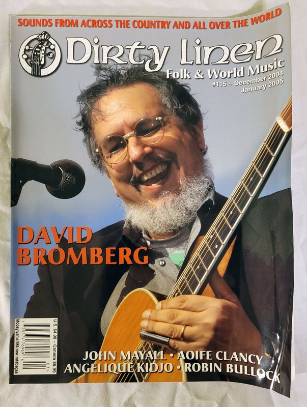 Dirty Linen folk & world music mag #115 Dec/Jan '04-05 David Bromberg/JohnMayall