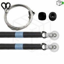 2 x Garador Catnic Westland Mk3C Federn Riemenscheiben 36" lang, Kabel, Rollenr&auml;der