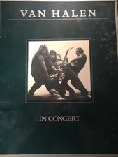 VAN HALEN 1980 WORLD INVASION TOUR CONCERT PROGRAM BOOK BOOKLET / NMT 2 MINT