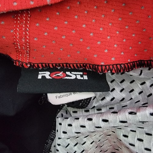 Rosti Mens Medium Cycling Bibshorts Italy 6" 15.5" (8.5/10) Pad Spandex M - Foto 8 di 13