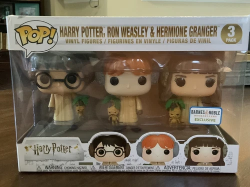 Pop! Harry Potter 55 Ron Weasley 56 Hermione Granger 57 Herbology BNN 3 Pack