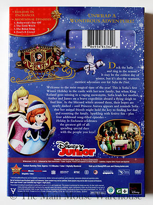 Disney Sophia the First DVD Holiday in Enchancia w/ Sleeping