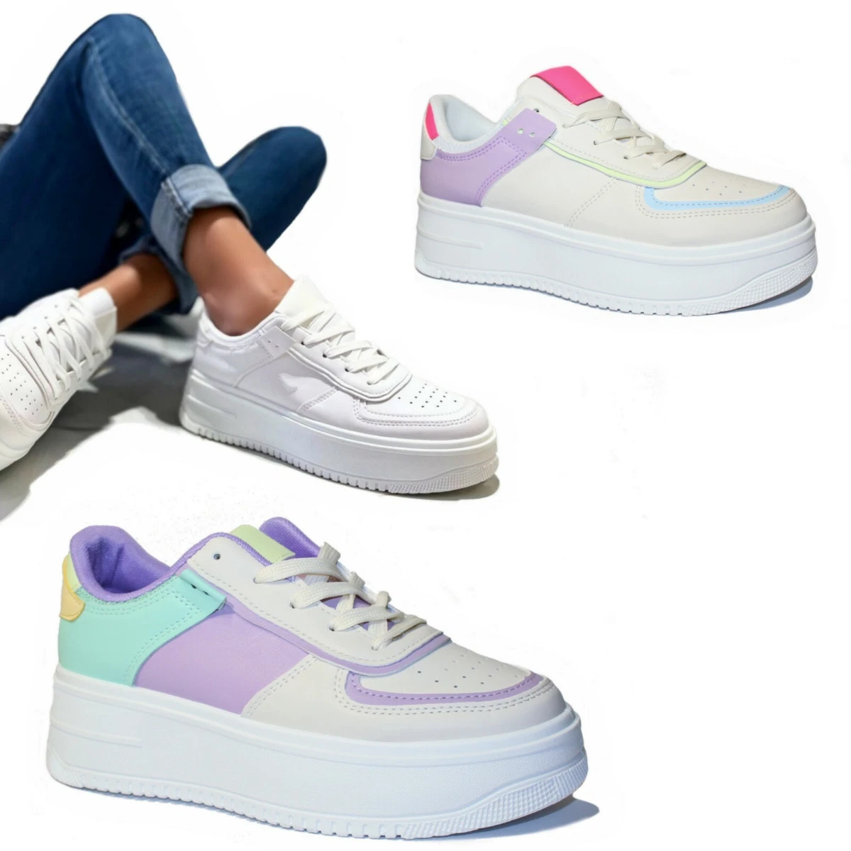Sneakers piattaforma best sale alta