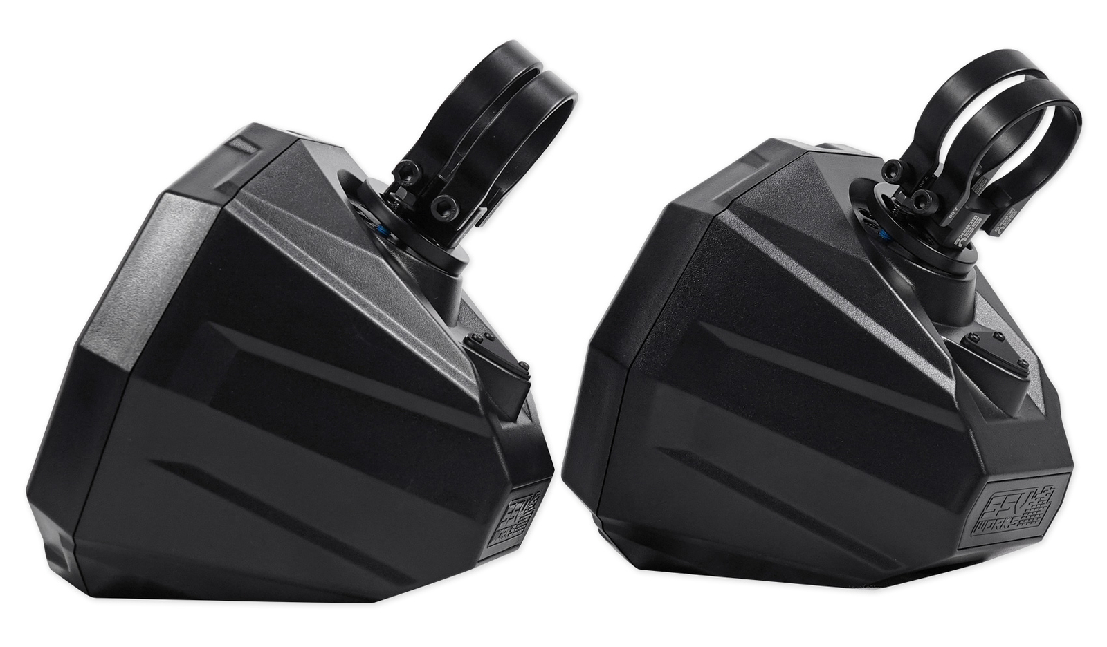 Пара колонок Polaris Ranger 65 для крепления задних ремней безопасности Kicker Tower Красные решетки