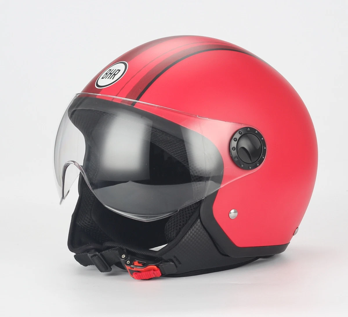 BHR DEMI-JET HELMET WITH VISOR LINE ONE