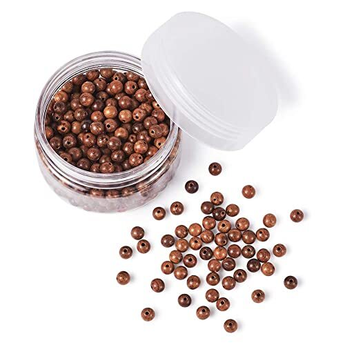 Pandahall 400pcs/box 6mm Natural Round Wood Beads Gorgeous