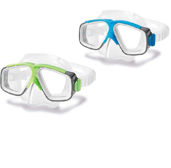 Intex Maschera Reef Rider Per Mare o Piscina