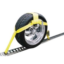 Over The Wheel E-track Ratchet Tie-down Strap E-08314