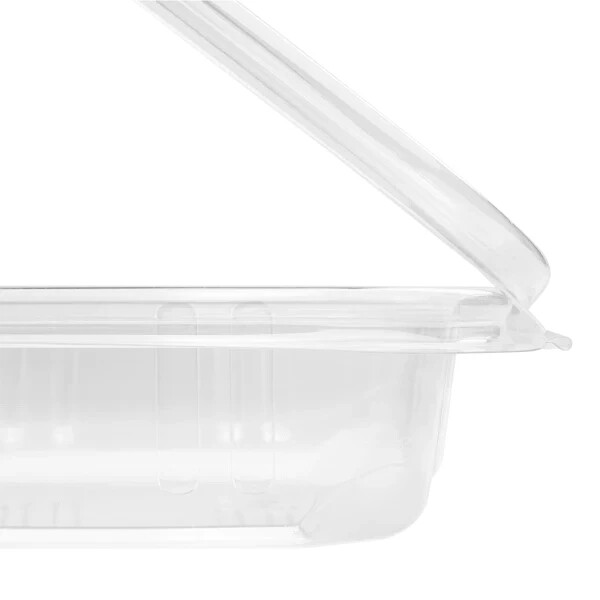 Karat 8oz PET Plastic Hinged Deli Container - 200 ct, FP-HDC8
