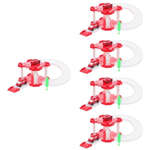 5 Sets Fire Truck Toy Child Toddler Emergency Vehicle Toys Kids Car - Picture 5 of 12