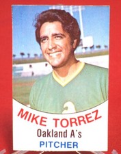 Mike Torrez Oakland A's Baseball Card Hostess 1977 #13 Fair 