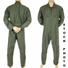 FLAW USMC USAF Coveralls Flyers Summer Aramid fire resistant OD GREEN 48 Long