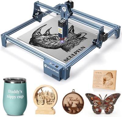 SCULPFUN S9 90W Effect CNC Laser Engraving Cutting Machine Deep Cutting N0H0