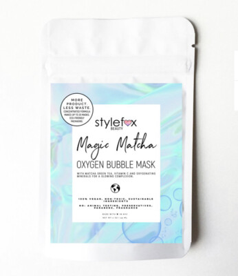 StyleFox Magic Matcha Oxygen Bubble Mask 2 oz 60ml Full Size ~ Brand New!!  