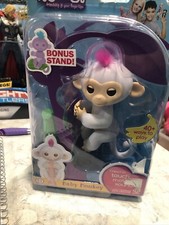 Fingerling White Baby Monkey- Sophie With Bonus Stand New