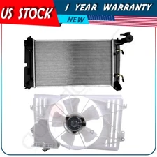Cooling Fan & Radiator Assembly for 2003-2008 Pontiac Vibe 1.8L