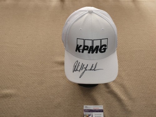 Phil Mickelson Hand Signed KPMG Hat JSA #Q08465 PGA Golf Autograph NEW