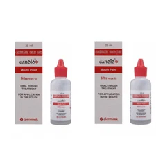 CANDID MOUTH PAINT FOR ORAL THRUSH TREATMENT 25 ML (Pack of 2)
