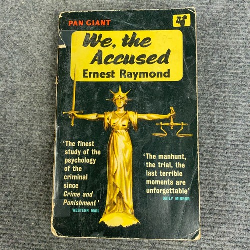 We, the Accused Ernest Raymond 1960 RARE Pan Giant Paperback Crime Thriller