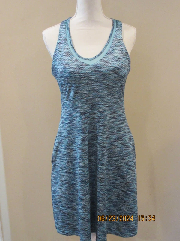 mpg v-neck athletic tennis dress pockets polyester blend 