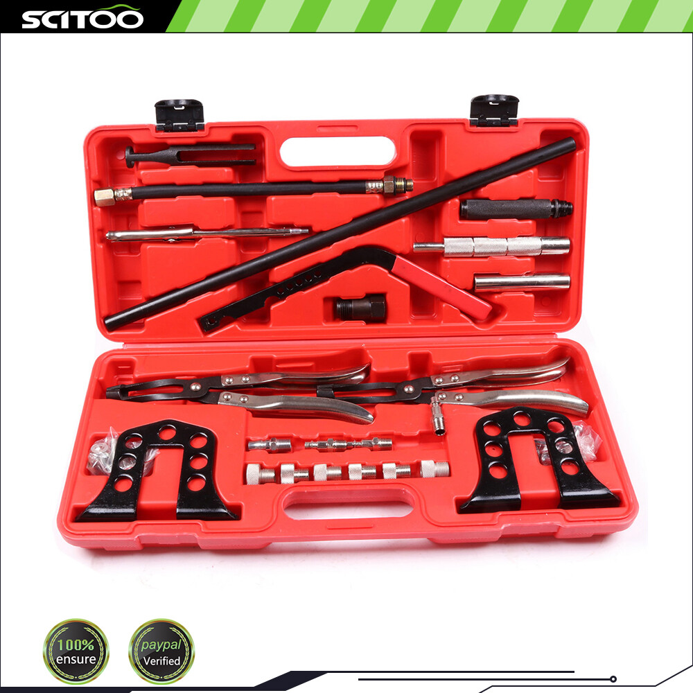 FreeTec Universal Valve Spring Remover and Installer Tool Kit Compatible with BENZ, BMW