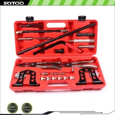 Cylinder Head Valve Spring Compressor Kit Steel Stem Seal Installer Remover Tool