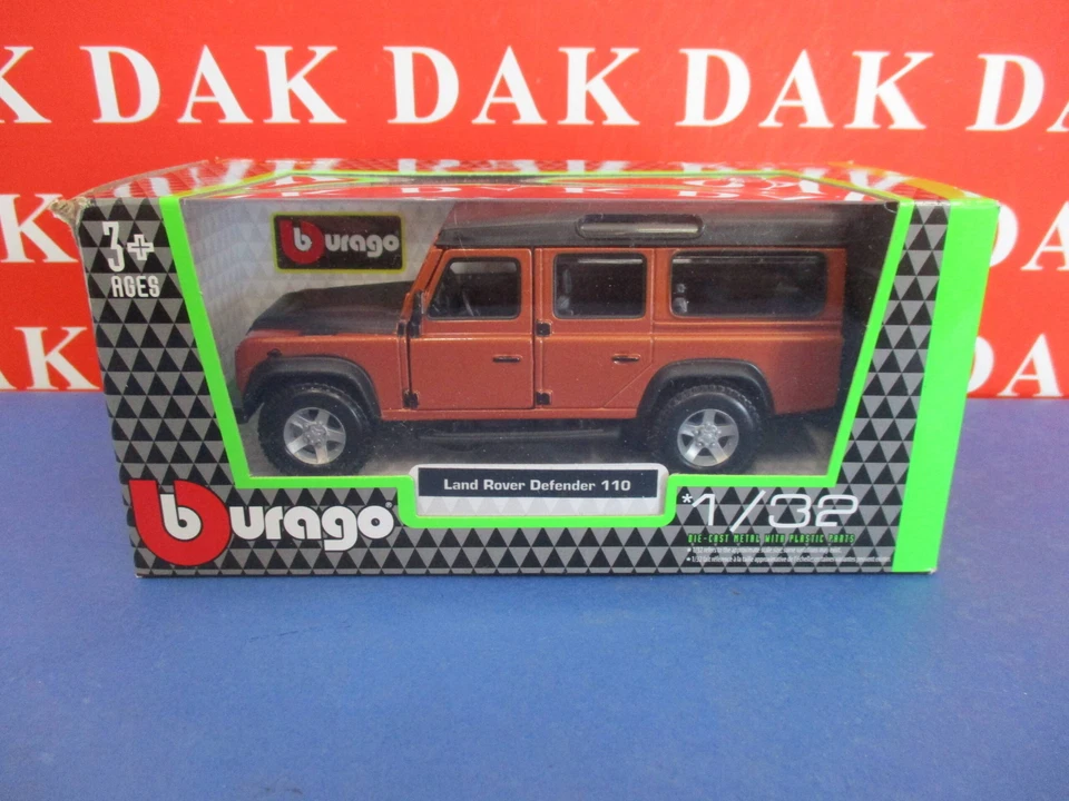 Die cast 1/32 Modellino Auto Land Rover Defender 110 by Burago - Immagine 4 di 4