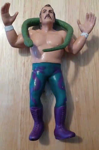JAKE THE SNAKE ROBERTS 1987 WWF LJN Titan Sports W...