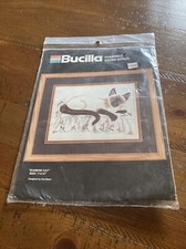 Bucilla Siamese Cat Counted Cross-stitch 40297