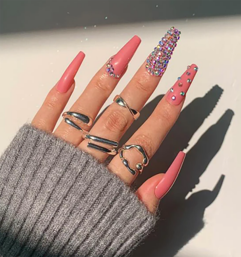 24 Piece Nail Art Press On Tips Fake Nail Tips False Nails Pick Your Style! - 第 9/56 張圖片
