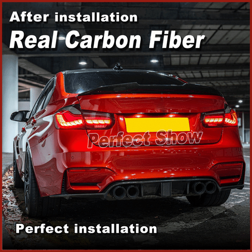 Difusor de carbono difusor trasero faldón trasero se adapta a BMW F80 M3 F82 F83 M4 2014-19 - Imagen 4 de 12