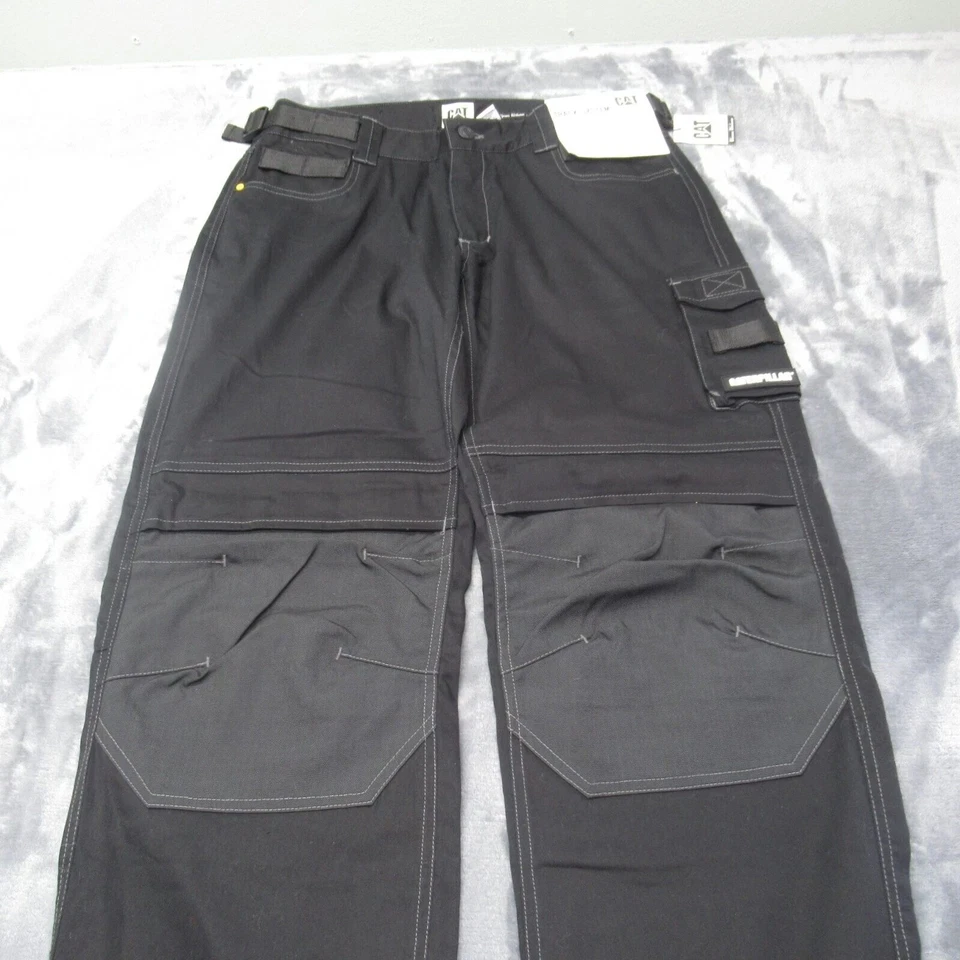 Pantalón CAT H2O Defender Mujer 6 Negro Oruga Trabajo Pato Lona Utilitario Foto 2 de 4