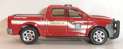 LOOSE 2021 MATCHBOX RED 2015 RAM 1500 FIRE DEPARTMENT DODGE from MULTIPACK - Picture 7 of 9