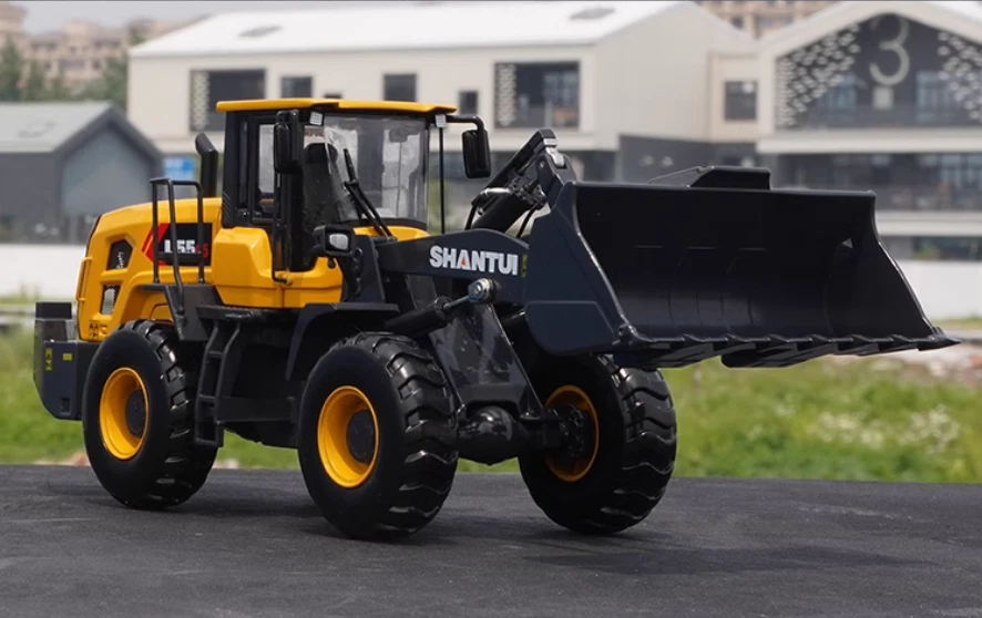 1:35 24CM SHANTUI L55-C5 Loader Construction Equipment Machine Diecast Model - Image 3 of 4