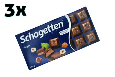 3x/7x SCHOGETTEN Praline / Nougat   genuine chocolate   TRACKED SHIPPING