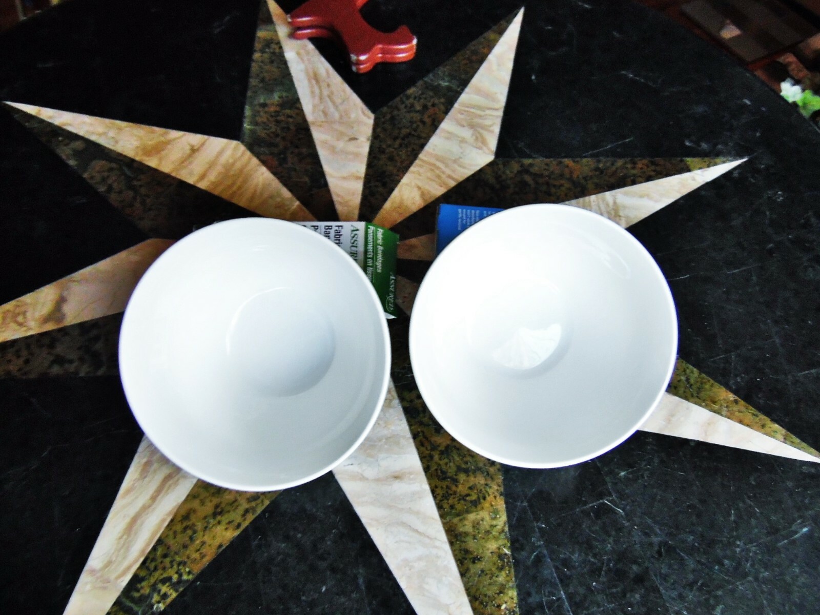 SET OF 2 CHRISTMAS DEBBIE MUMM NORTH COUNTRY SNOWMEN SOUP CEREAL BOWLS