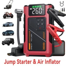 Pabulum Car Jump Starter with Air Compressor Combo 7000A Portable Jump Box 12V 