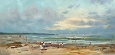 Beach View,Ocean,Original Oil Painting by Jason,   122 x 61 cm