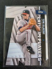 TOM GLAVINE 2021 Topps Update Series PLATINUM PLAYERS DIE-CUT #PDC-52 Braves