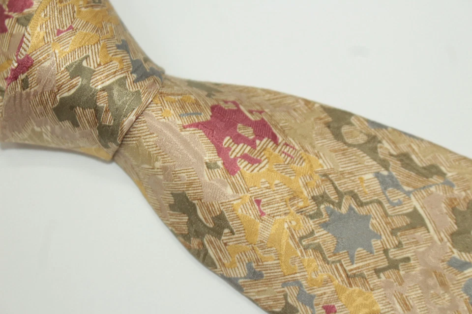 Corbata de seda BARTON MODA Hecha en Italia F67898 Foto 3 de 4